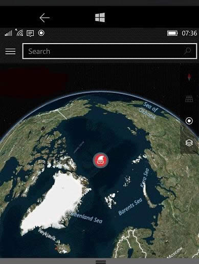 Win10系统使用内置地图应用追踪圣诞老人位置教程
