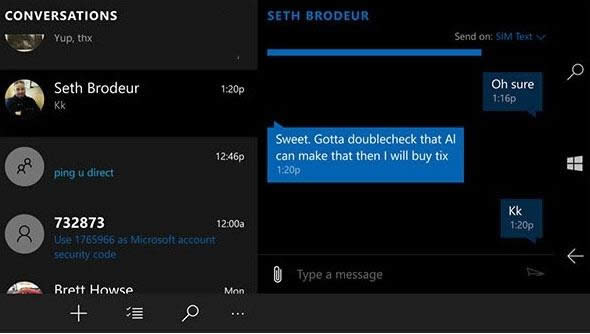 Win10Mobile/PC��ϢӦ����ӭ�����µ���Ѷ����